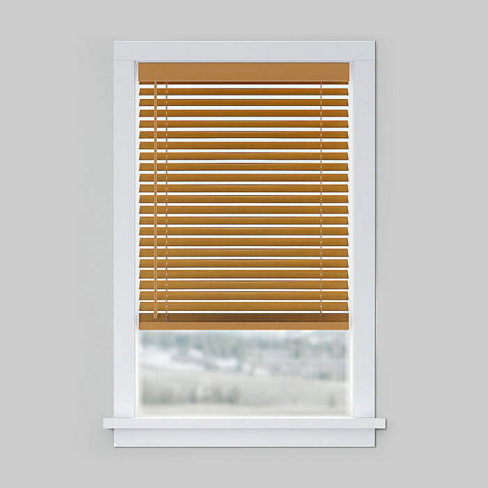 LEVOLOR Custom Cordless Faux Wood Horizontal Blind, Harmony Collection